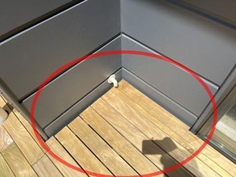 Decking detail from the new-build sample report